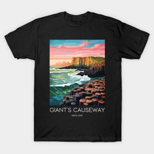 A Pop Art Travel Print of the Giant´s Causeway - Ireland T-Shirt